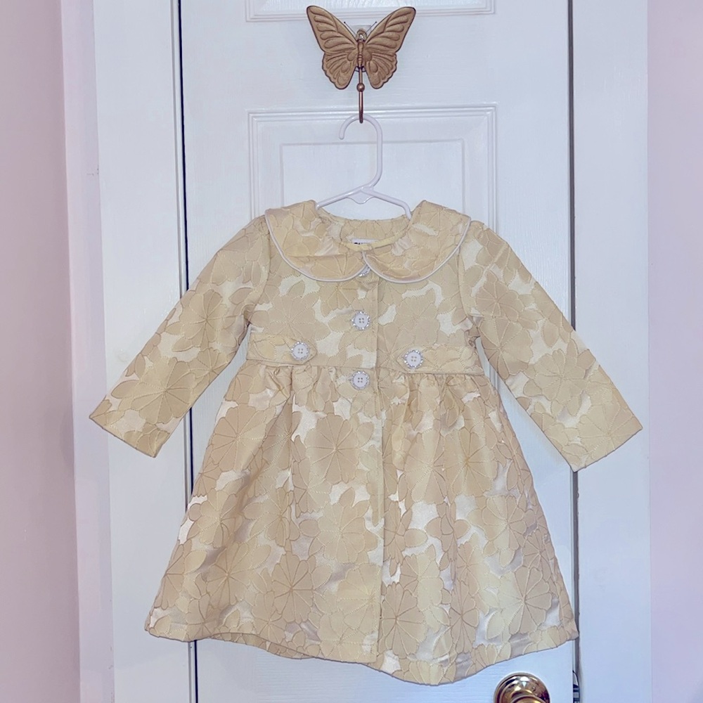 Blueberi Boulevard Toddlers 2T Yellow dress and Jacket